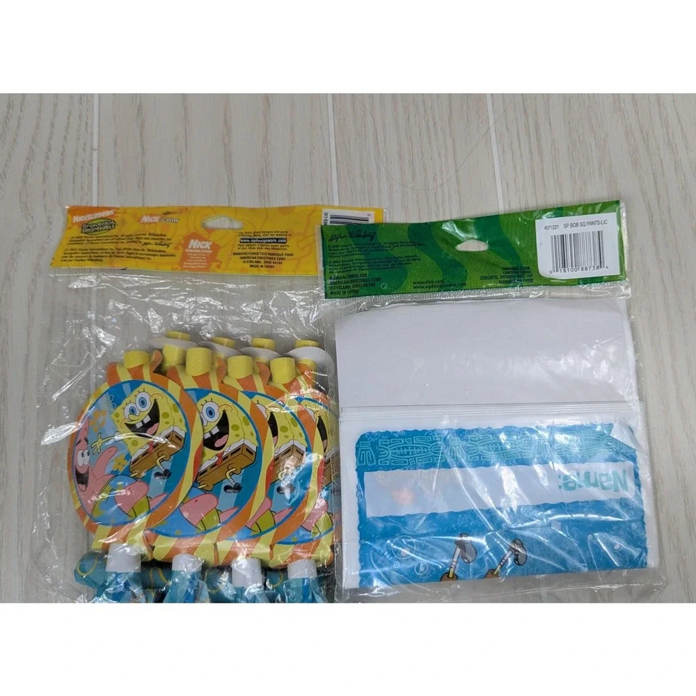 SpongeBob SquarePants Party Supplies DesignWare  Blowouts Goody Treat Bags